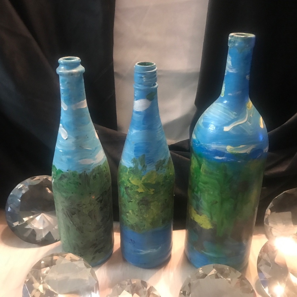 💚💙 Bottle Vase 💚💙